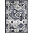 thumbnail image 1 of Totti Mosaic 6' x 9' Rectangular Polypropylene Oriental Rug in Navy/Gray, 1 of 3