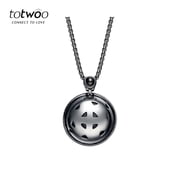 Totwoo smart couple necklace vibrating flash necklace memorial valentines day gift