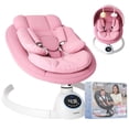 thumbnail image 1 of TouHeart Baby Swing, Electric Infant Rocker with Bluetooth & Remote, 5 Speeds, 10 Lullabies, Pink, 1 of 9