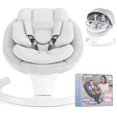 thumbnail image 1 of TouHeart Electric Baby Swing for Infants, 5 Speeds, 5 Vibration Levels, Bluetooth, Remote, 10 Lullabies, Gray, 1 of 9