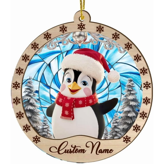 Touber 2025 Christmas Ornament, Penguin Christmas Ornaments, Penguin Ornaments for Christmas, Christmas Tree Ornaments, Holiday Decor by2qUR (Penguin-s136)