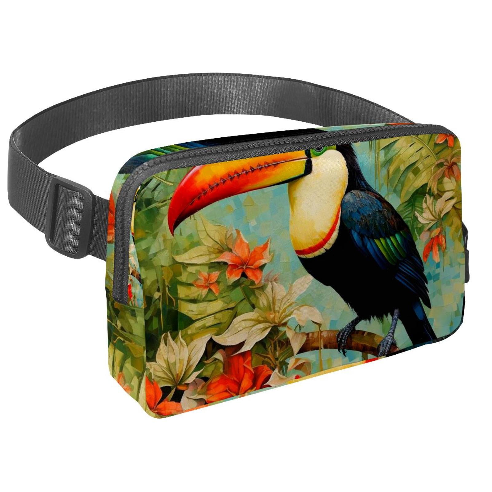 Toucan Adjustable Lightweight Waist Pack with Extension Strap - Unisex Fanny Packs Belt Bag Waist Bags