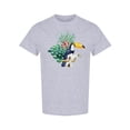 thumbnail image 1 of Toucan And Leaves T-Shirt Women -Image by Shutterstock, Female Medium, 1 of 4