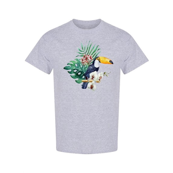 Toucan And Leaves T-Shirt Women -Image by Shutterstock, Female x-Large