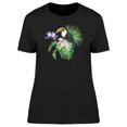 thumbnail image 1 of Toucan And Tropical Leaves T-Shirt Women -Image by Shutterstock, Female Small, 1 of 2