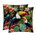 thumbnail image 1 of Toucan Chair Pillow Covers Set with Velvet Material, Unique Patterns, 16x16, 18x18, 20x20 Inches, 2 Items Included for Throw Pillows, Pillow Inserts, 1 of 6