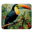 thumbnail image 1 of Toucan Desk Pad Mouse Mat Gaming Mouse Pad | Square 8.3x9.8 Inch Non-Slip Rubber Bottom Printed Suitable for Office and Gaming, 1 of 6