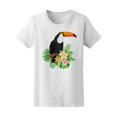 thumbnail image 1 of Toucan Exotic Tropical Bird T-Shirt Women -Image by Shutterstock, Female Large, 1 of 2