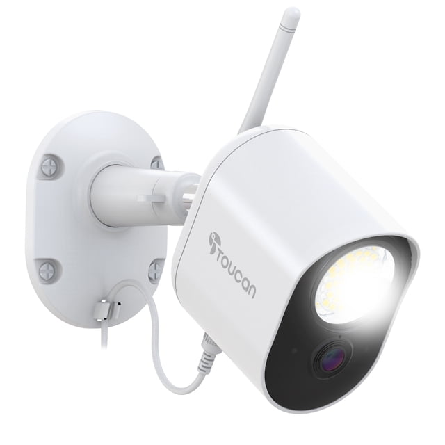 Toucan Wi-Fi 1080p Security Floodlight Camera No Monthly Fee Required