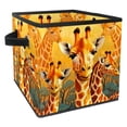 thumbnail image 1 of Toucan Foldable Storage Baskets with Handle, 10.8"x10.5"x10.6", Large Capacity - Organizer Bins for Clothes Storage, Storage Cubes, 1 of 6