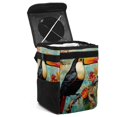 thumbnail image 1 of Toucan Foldable, with Lid, Leak-proof, Hanging Car Trash Can Garbage Can Container for Automobile, Trash Can for Car Organizer and Storage Bag, 1 of 6