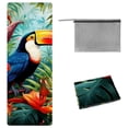 thumbnail image 1 of Toucan Gym Towel with Storage Bag, 72.8"x26.8", Suitable for Yoga, Pilates, Fitness, etc. - Hot Yoga Towel, Yoga Blanket Included, 1 of 6