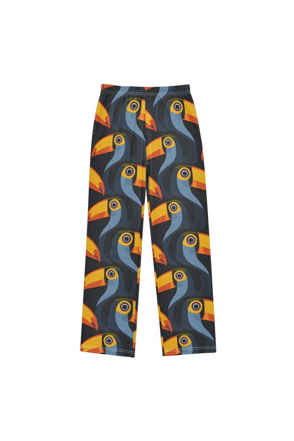 Toucan Head Pattern Pajama Pants Soft Lightweight Lounge Pants Bottoms Sleep Pants Warm Comfy