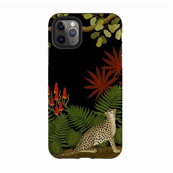 Toucan Leopard Tropical Jungle Phone Case for iPhone 16 15 14 13 12 11 Pro Max