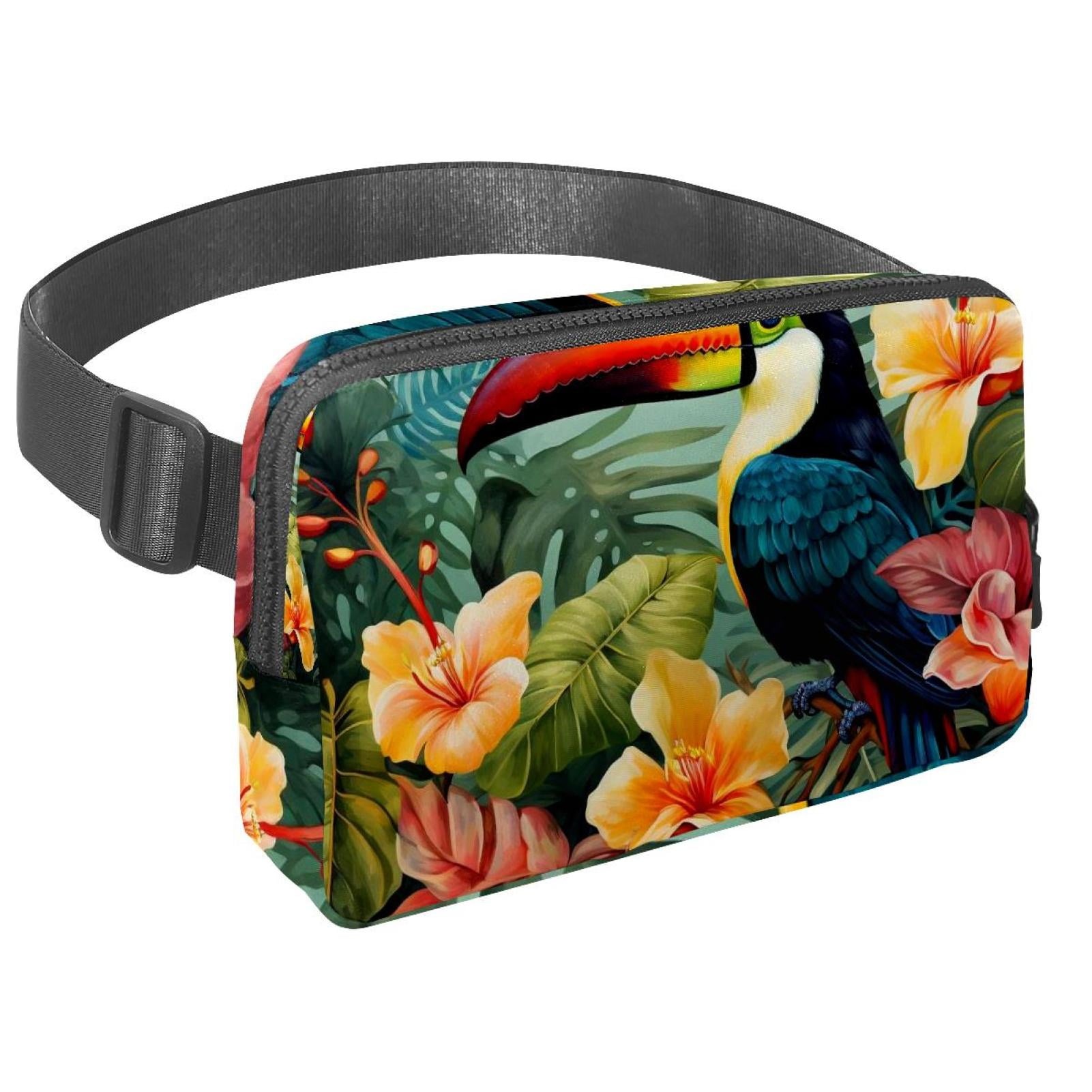 Toucan Lightweight Adjustable Waist Bag with Extension Strap for Men and Women - Fanny Pack Money Belt