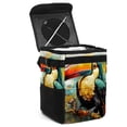 thumbnail image 1 of Toucan Mini Trash Can for Car: Foldable, Leak-Proof with Lid, Hanging Storage Bag - Car Trash Bin, 1 of 6
