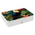 thumbnail image 1 of Toucan PU Leather Necklace Holder with Removable Compartment and Portable Organizer Box Jewelry Display Case Jewelry Boxes, 1 of 6