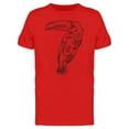 thumbnail image 1 of Toucan Silhouette Black Lines Tee Men's -Image by Shutterstock, 1 of 2