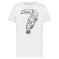 thumbnail image 1 of Toucan Silhouette Black Lines Tee Men's -Image by Shutterstock, 1 of 2