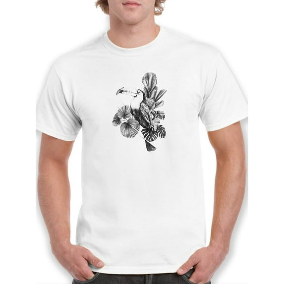 Toucan Toile I. T-Shirt Men -Emma Scarvey Designs, Male 5X-Large