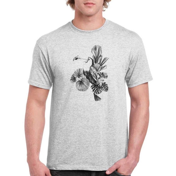 Toucan Toile I. T-Shirt Men -Emma Scarvey Designs, Male Large