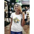 thumbnail image 1 of Toucan Tropical Flower T-Shirt Women -Image by Shutterstock, Female x-Large, 1 of 4