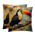thumbnail image 1 of Toucan with Unique Patterns - Set of 2 for Pillows Covers - Available in 16x16, 18x18, 20x20 Inches - Great for Throw Pillow Covers - Versatile for Various Occasions, 1 of 6