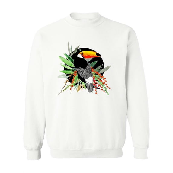 Toucan Watercolor Design. Sweatshirt Women -Image by Shutterstock, Female XX-Large