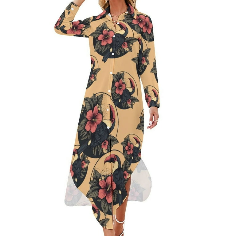 Blue chiffon dress maxi dress women long dress prom dress 1213#