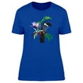 thumbnail image 1 of Toucan With Strelitzia Flower T-Shirt Women -Image by Shutterstock, Female x-Large, 1 of 2