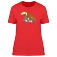 thumbnail image 1 of Toucan With Warm Colors T-Shirt Women -Image by Shutterstock, Female Medium, 1 of 2
