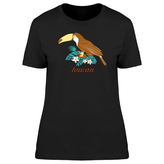 Toucan With Warm Colors T-Shirt Women -Image by Shutterstock, Female x-Large