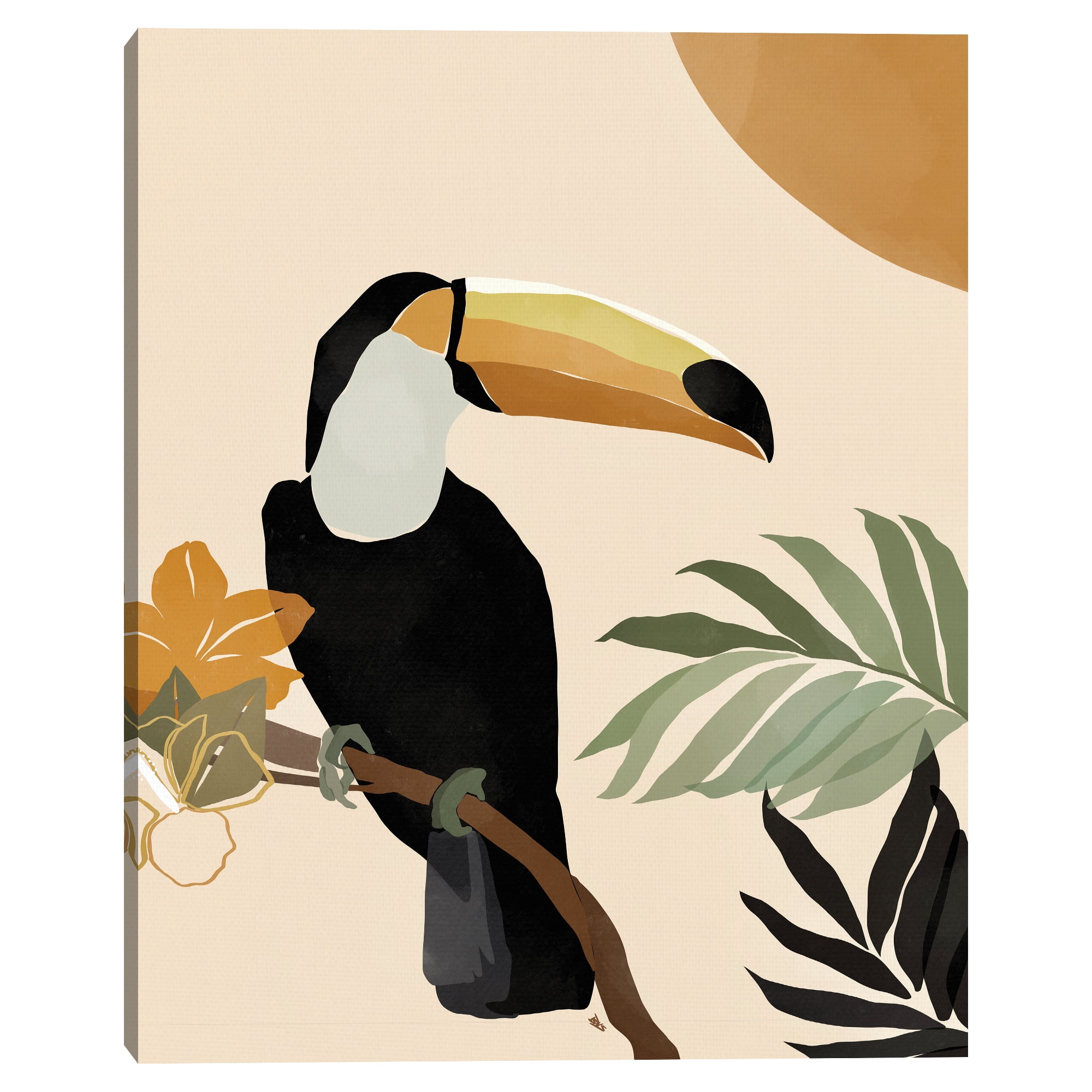 Toucan by Bria Nicole Canvas Art Print