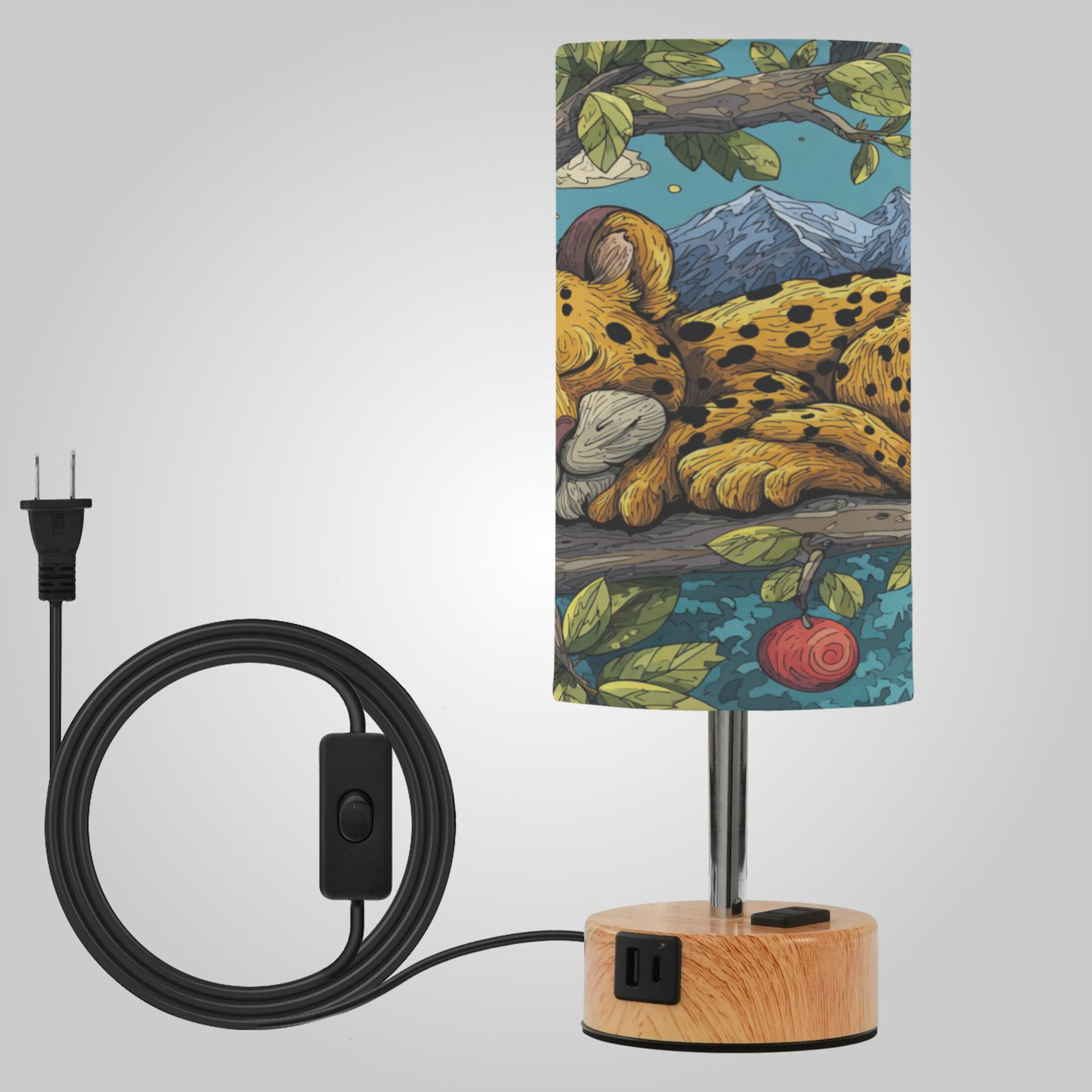 Touch-Control 3-Color Desk Lamp with Plug – Energy-Saving LED + 3 ...