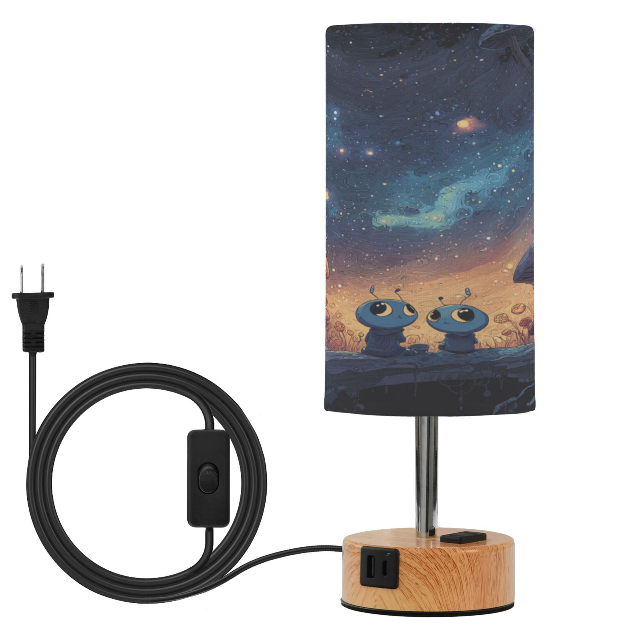 Touch-Control 3-Color Desk Lamp with Plug – Energy-Saving LED + 3 ...