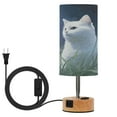 thumbnail image 1 of Touch-Control 3-Color Desk Lamp with Plug – Energy-Saving LED + 3 Simultaneous Charging Ports Cat Mom with Cat Babies, 1 of 8