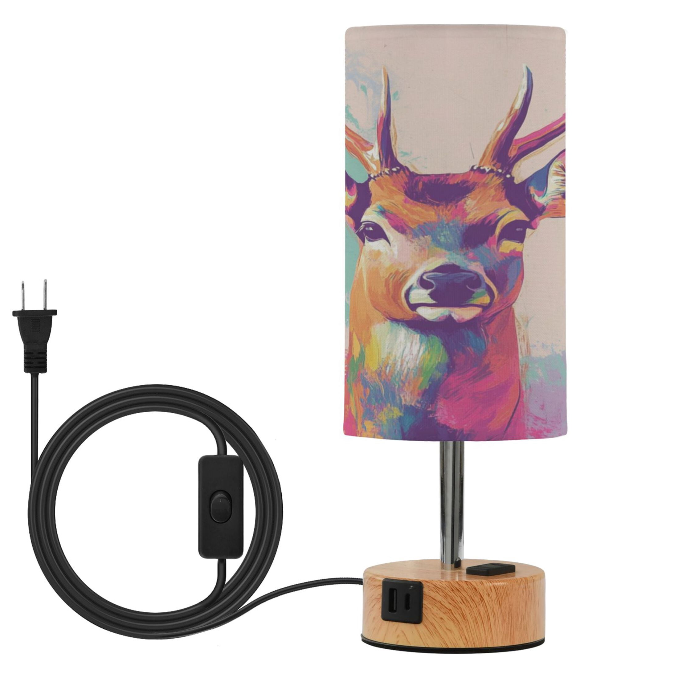 Touch-Control 3-Color Desk Lamp with Plug – Energy-Saving LED + 3 ...