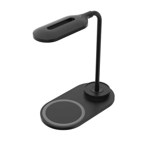 Touch Control Desk Light with 15W Charger Adjustable LED Panel for Home