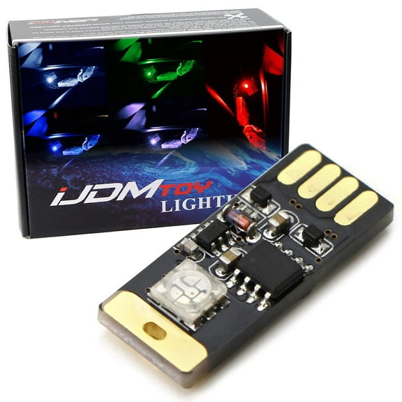 Touch Control RGB Multi-Color USB Plug-in Miniature/Nano LED Car Interior Ambient Accent Lighting Kit