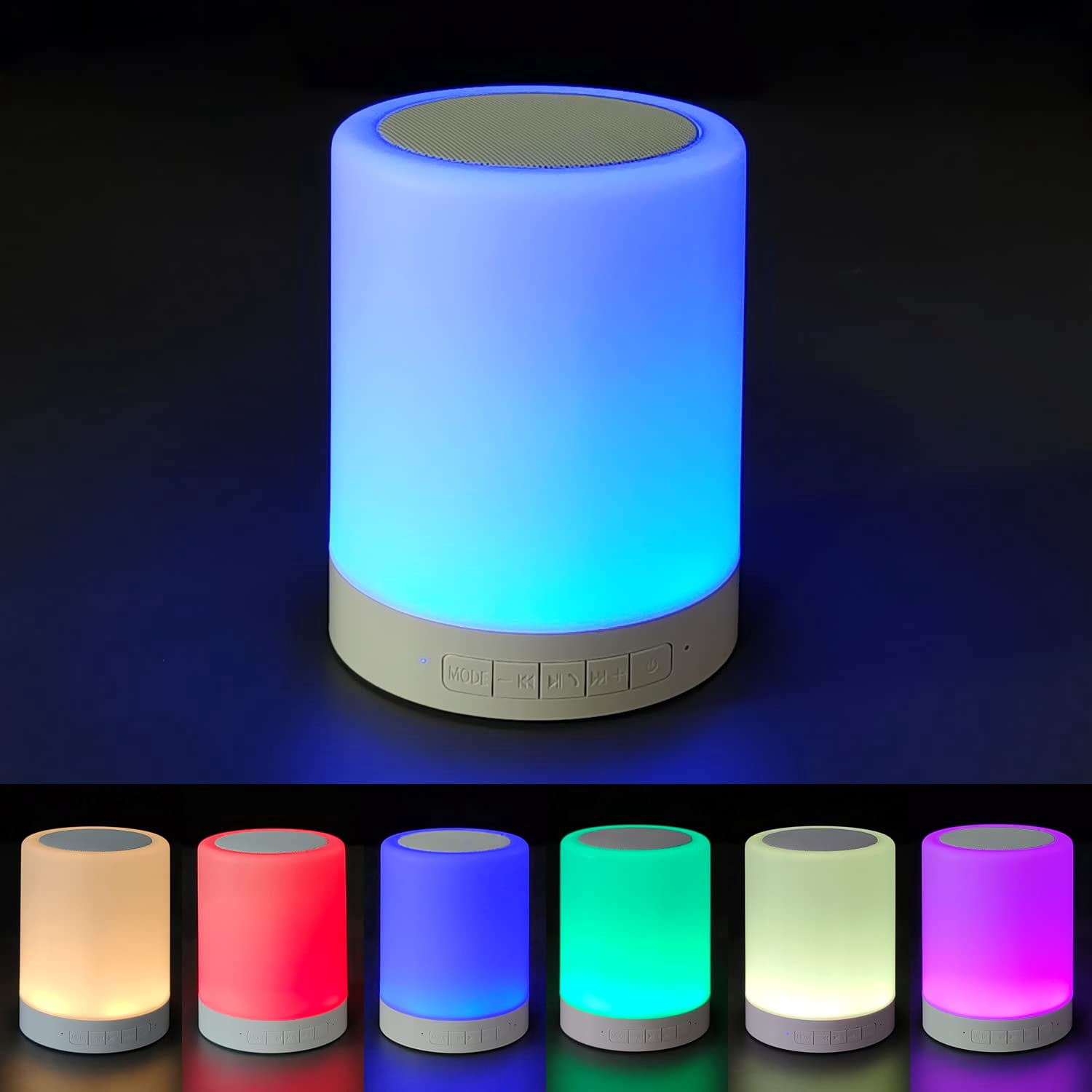 Table Light Man Touch Control Table Lamp with Bluetooth Speaker Outdoor Room Light 1 ...