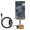 thumbnail image 1 of Touch Control Table Lamp with LED Bulb Bedside Lamp for Bedroom Living Room Bioluminescent Marine Plants, 1 of 8