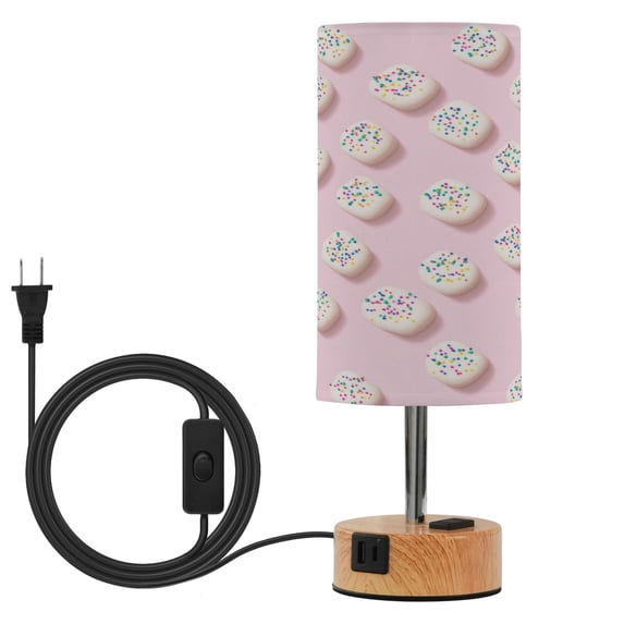 Touch Control Table Lamp with LED Bulb Bedside Lamp for Bedroom Living Room Cute Little Marshmallow