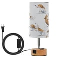 thumbnail image 1 of Touch Control Table Lamp with LED Bulb Bedside Lamp for Bedroom Living Room Dogs in Various Poses, 1 of 8