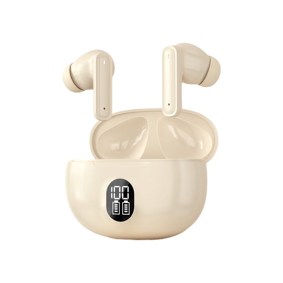 Touch Control Wireless Earbuds with LED Display - HiFi Stereo Sound, Lightweight & Compact Design for Gaming, Running & Cycling