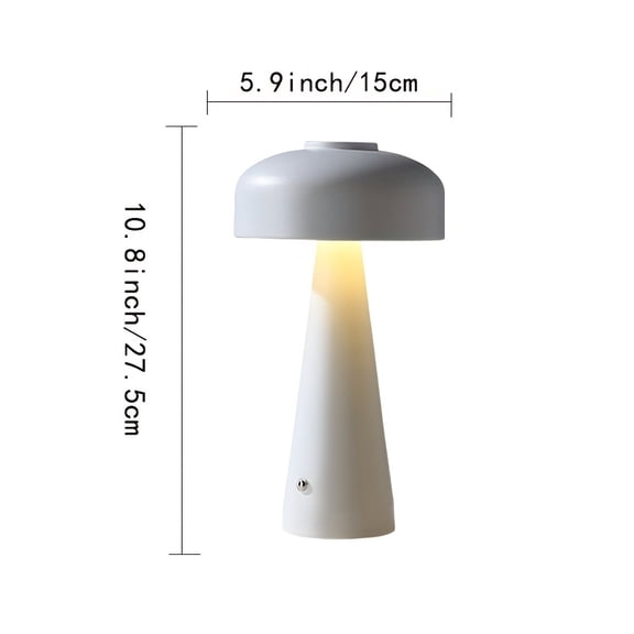 Touch Control 3-Color Dimmable USB Lamp, Frosted Metal Ambient Light, Ideal for Bedroom Cafe Bar Decor