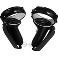 thumbnail image 1 of Touch Controller Grip Cover for Oculus Quest 2,Soft Silicone Handle Grip Protective Sleeve Cover with Hand Strap for Oculus Quest 2 VR Handle Accessories (Black), 1 of 5