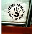 thumbnail image 1 of Touch Don't Clean Decal, 1 of 1