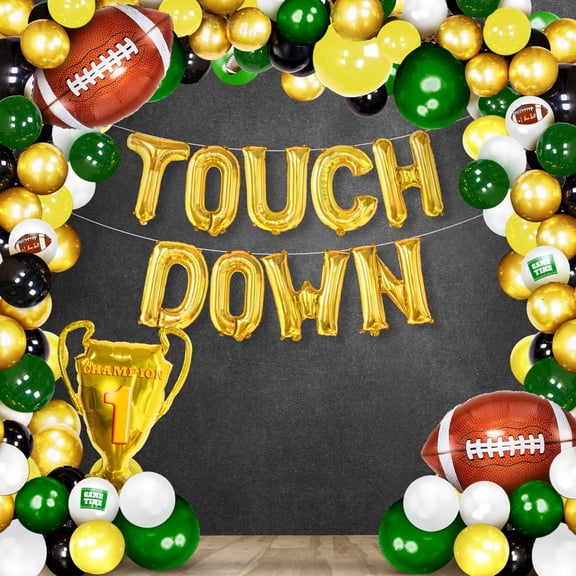 Touch Down Foil Balloon Set