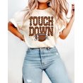 thumbnail image 1 of Touch Down Shirt, Game Day Shirt, Football Mom Shirt, Football Season Tee, Checkered Football Shirt, Sport Mom, 1 of 4