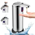 thumbnail image 1 of Touch-Free Rechargeable Soap Pump Dispenser Auto Handfree Sensor Stainless 280Ml, 1 of 6